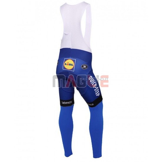 Maglia Quick Step manica lunga 2016 blu e nero